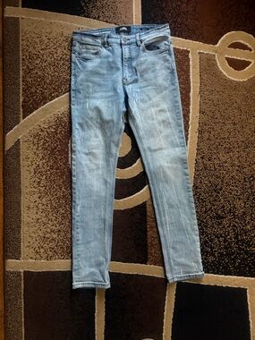 ANGL Men's Light Wash Skinny Jeans